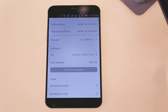 魅族 MX4 Ubuntu 正式亮相 MWC2015